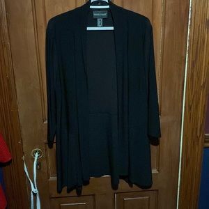 Frank Lyman Draped Open Front Waterfall Cardigan, size 18